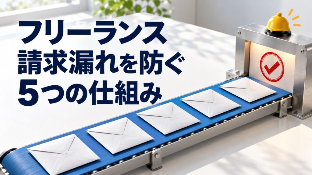 フリーランスの請求漏れを防ぐ5つの仕組み