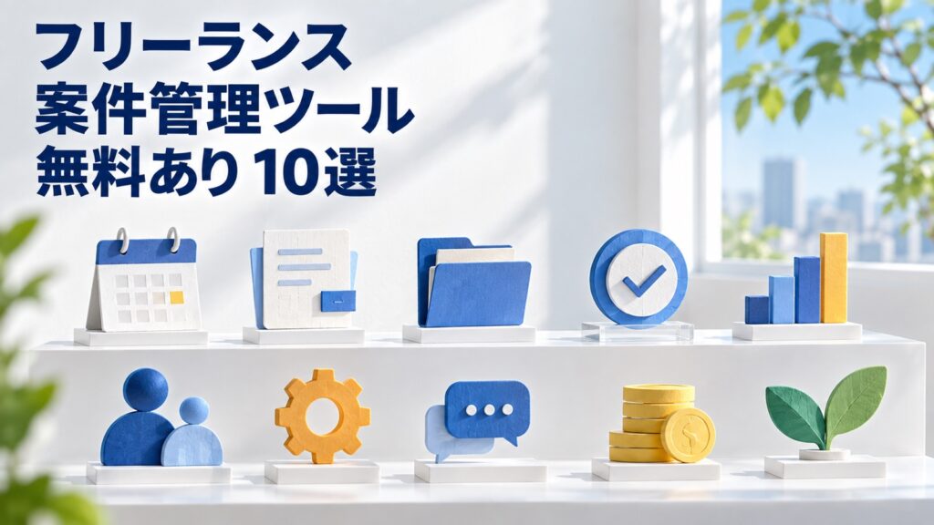 【無料あり】フリーランスの案件管理ツールおすすめ10選